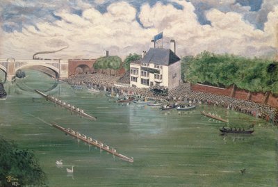 Oxford and Cambridge Boat Race, 1871 by Lieutenant Colonel J. Wilson
